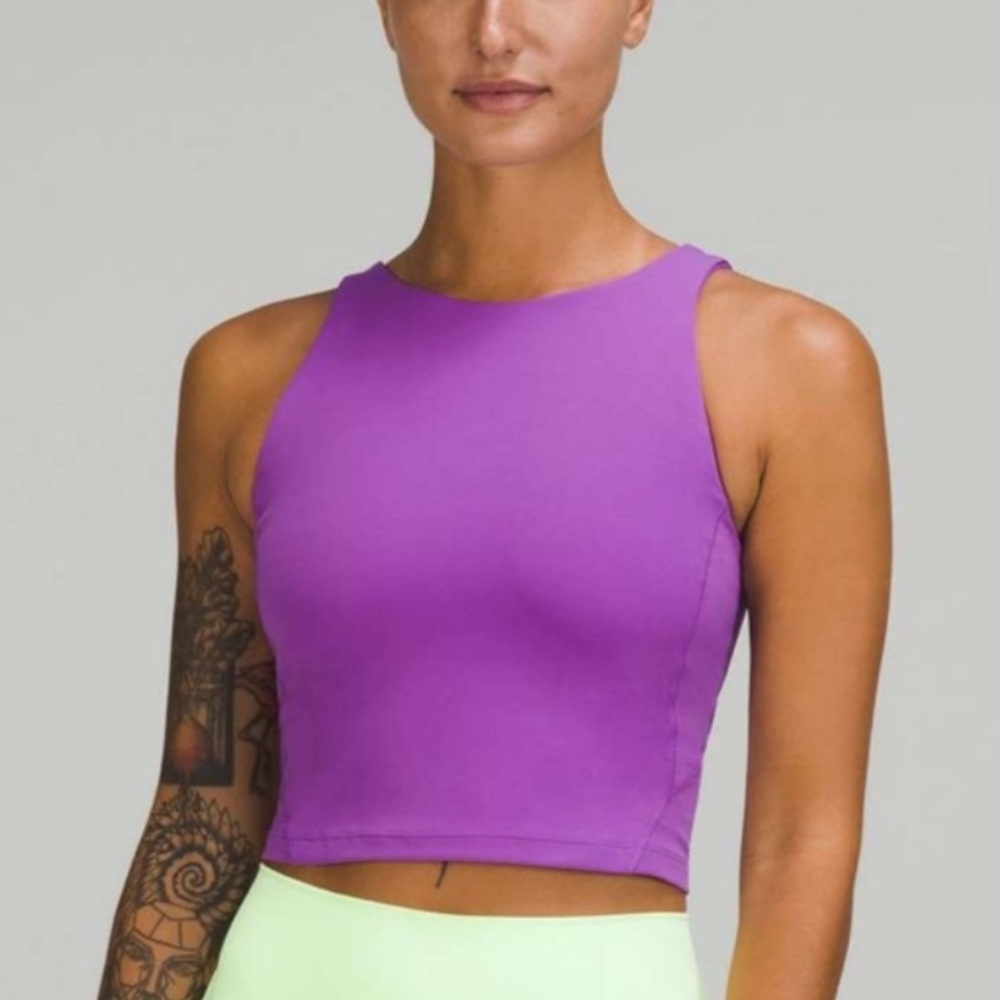 Lululemon Align High Neck Tank Moonlit Magenta Purple Size 6